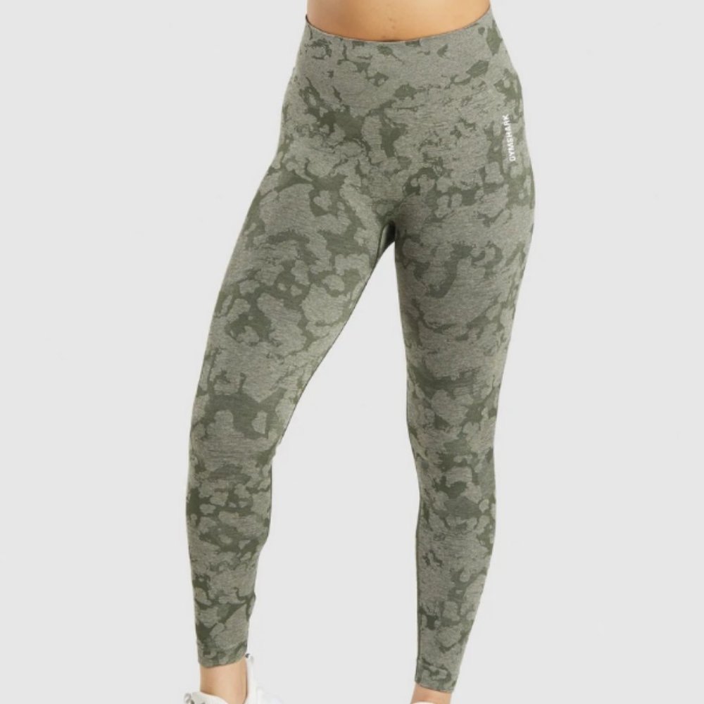 Gymshark Adapt Camo Green Leggings